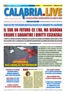 Calabria.Live quotidiano venerdì 13 dicembre 2024