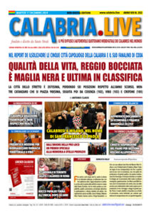 Calabria.Live quotidiano martedì 17 dicembre 2024