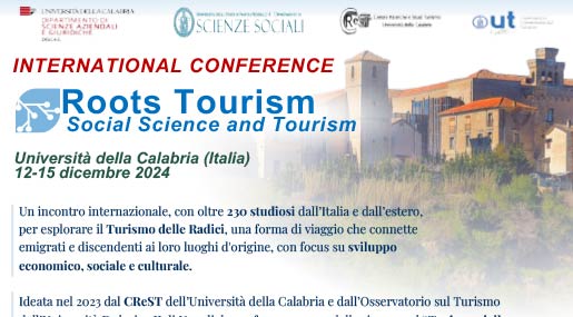 All'Unical la Conferenza sul Turismo delle Radici