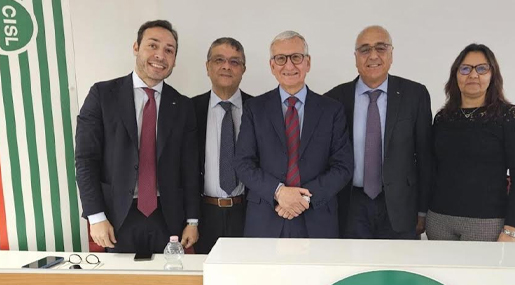 Il Prefetto di Catanzaro De Rosa in visita alla Cisl