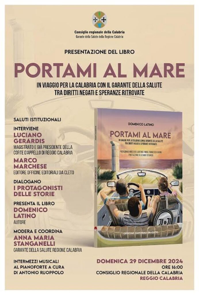 Domani si presenta il libro "Portami al mare"