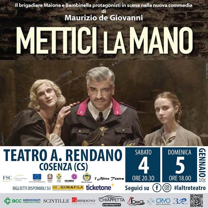 COSENZA - Al Rendano la commedia "Mettici la mano"