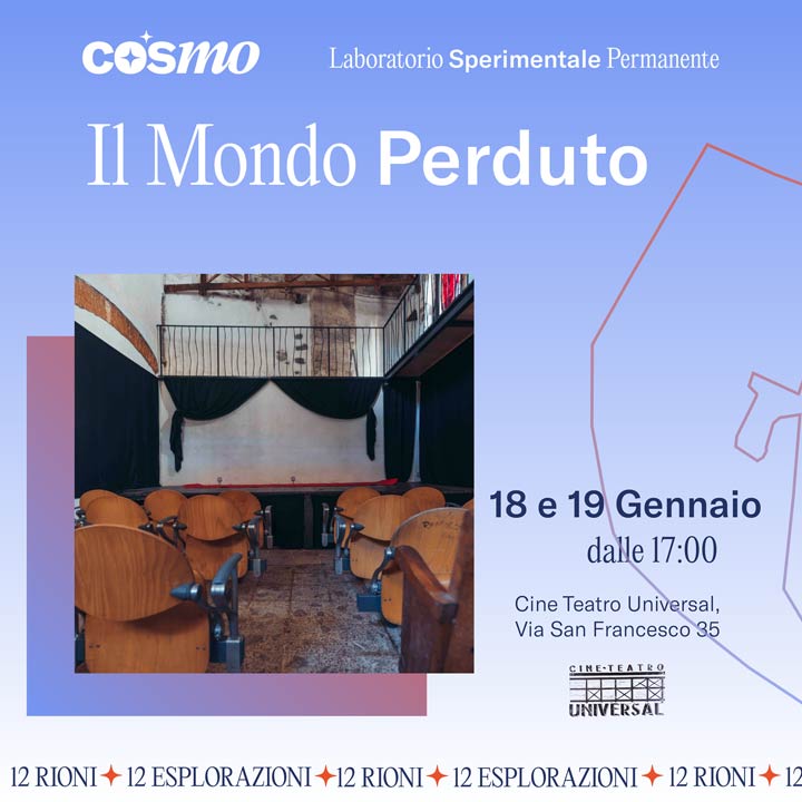 COSENZA - Il Laboratorio Sperimentale Permanente "Il mondo perduto"