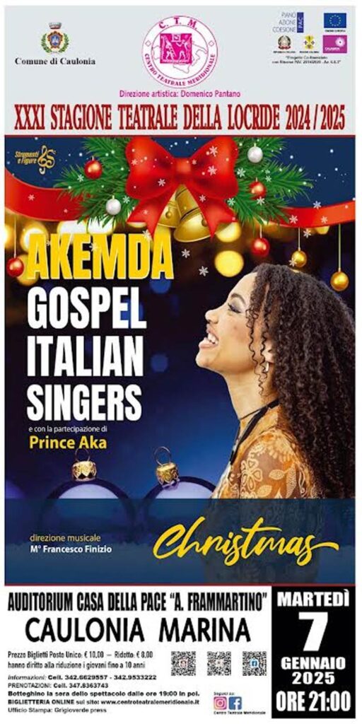 Il 7 gennaio il concerto del Gospel Italian Singers