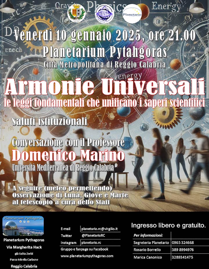 La conferenza "Armonie universali"