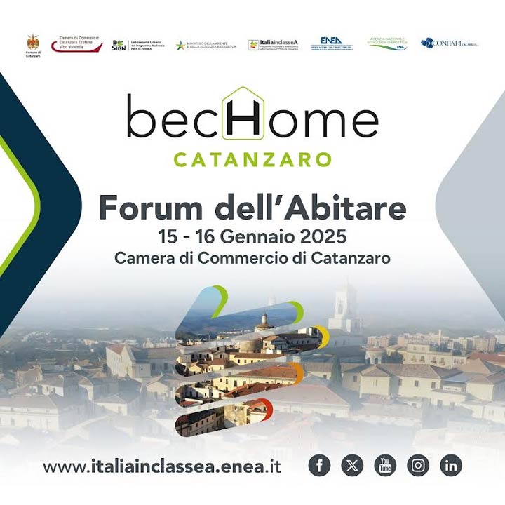 A Catanzaro il 15 e 16 gennaio il Forum dell'Abitare