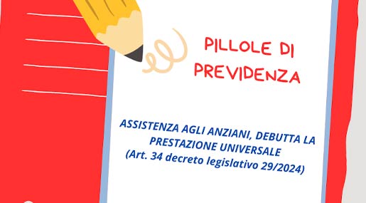 PILLOLE DI PREVIDENZA / Ugo Bianco: Assistenza agli anziani, debutta la prestazione universale