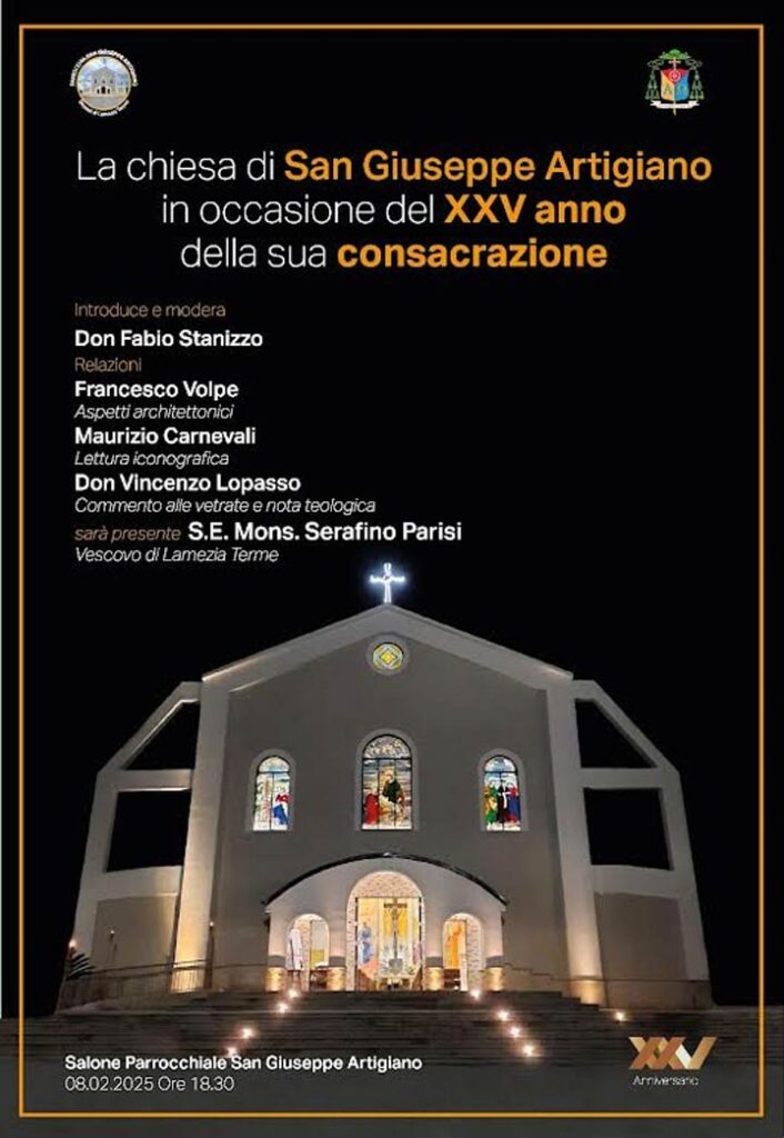 LAMEZIA - Sabato l'incontro su "La Chiesa di San Giuseppe Artigiano"