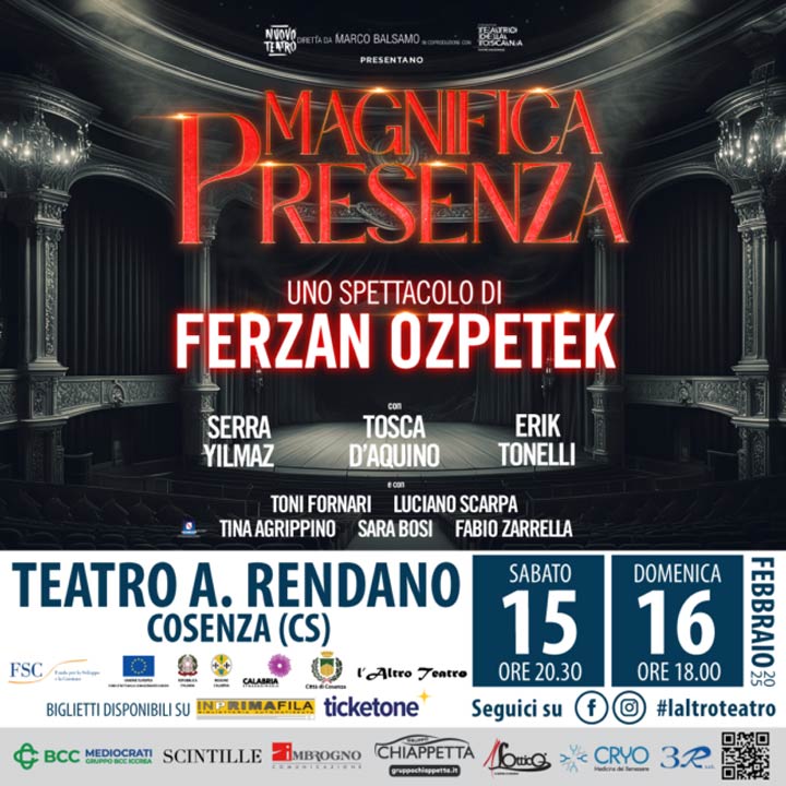 COSENZA - Sabato e domenica al Rendano "Magnifica Presenza"