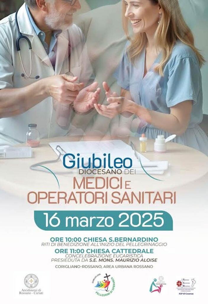 Domenica a Rossano il Giubileo diocesano dei Medici e degli Operatori sanitari