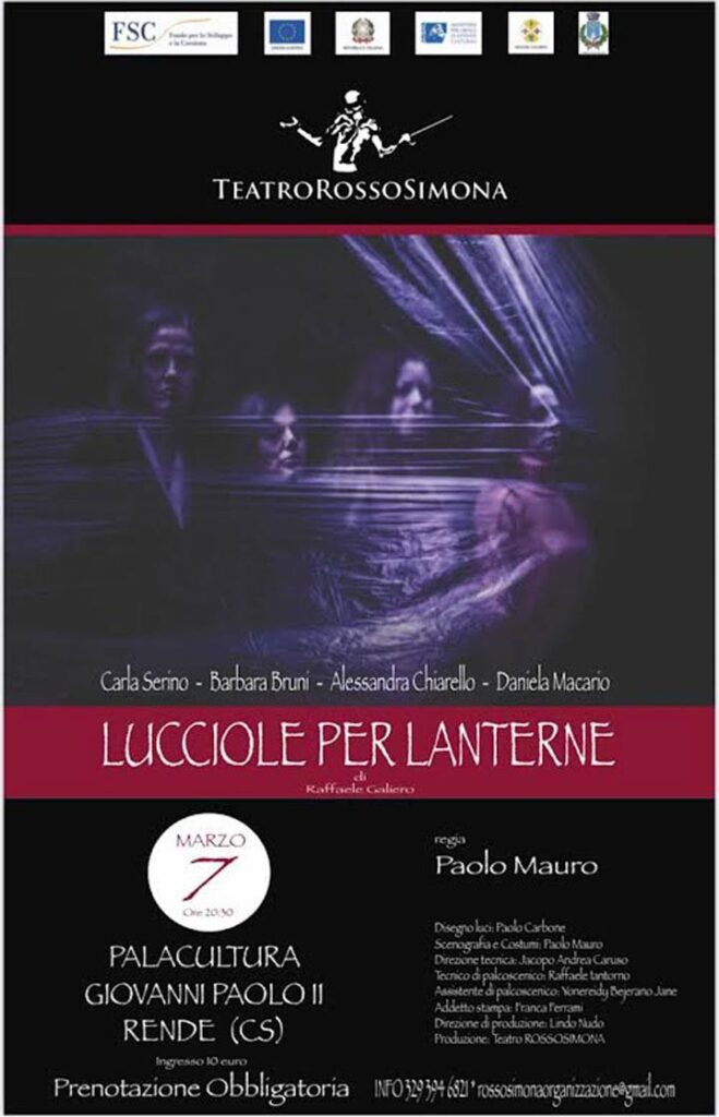 RENDE (CS) - Lo spettacolo "Lucciole per lanterne"