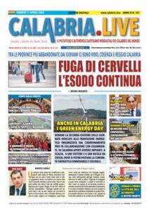 Calabria.Live quotidiano venerdì 11 aprile 2025