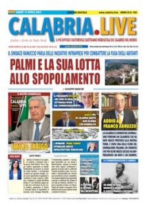 Calabria.Live quotidiano lunedì 14 aprile 2025