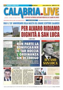 Calabria.Live quotidiano lmartedì 15 aprile 2025