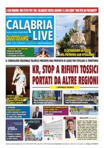Calabria.Live quotidiano martedì 15 luglio 2025