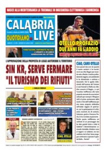 Calabria.Live quotidiano giovedì 24 luglio 2025