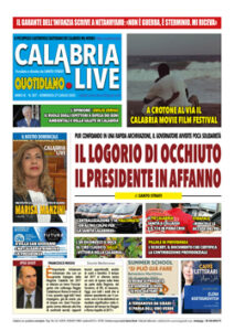 Calabria.Live quotidiano domenica 27 luglio 2025