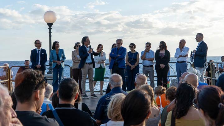 REGGIO - Inaugurato il nuovo Lungomare Cicerone di Lazzaro
