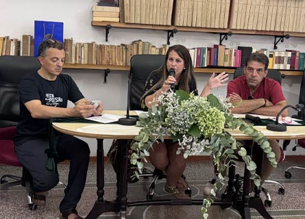 A Melicuccà la Festa della Poesia: Nino Cannatà, Giusy Staropoli Calafati e il sindaco Enzo Oliverio