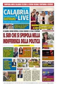 Calabria.Live quotidiano sabato 20 settembre 2025