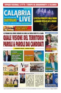 Calabria.Live quotidiano lunedì 22 settembre 2025