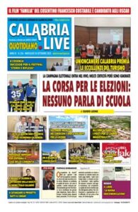 Calabria.Live quotidiano mercoledì 24 settembre 2025