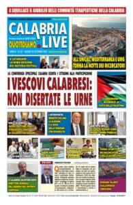 Calabria.Live quotidiano giovedì 25 settembre 2025