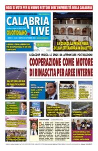 Calabria.Live quotidiano martedì 30 settembre 2025