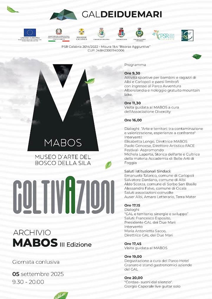 COSENZA - Venerdì l'evento conclusivo della mostra itinerante Archivio Mabos