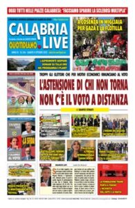 Calabria.Live quotidiano sabato 4 ottobre 2025