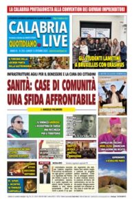 Calabria.Live quotidiano lunedì 13 ottobre 2025