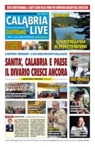 Calabria.Live quotidiano lunedì 20 ottobre 2025