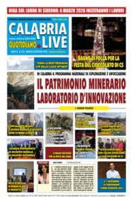 Calabria.Live quotidiano martedì 28 ottobre 2025