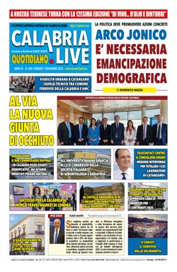 Calabria.Live quotidiano venerdì 7 novembre 2025