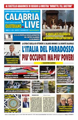 Calabria.Live quotidiano martedì 11 novembre 2025