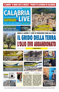 Calabria.Live quotidiano giovedì 13 novembre 2025