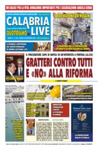 Calabria.Live quotidiano lunedì 24 novembre 2025