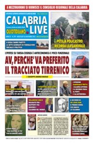 Calabria.Live quotidiano mercoledì 26 novembre 2025