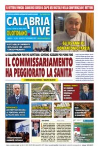 Calabria.Live quotidiano giovedì 27 novembre 2025