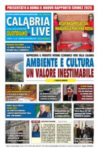 Calabria.Live quotidiano venerdì 28 novembre 2025