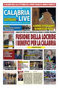 Calabria.Live quotidiano domenica 30 novembre 2025