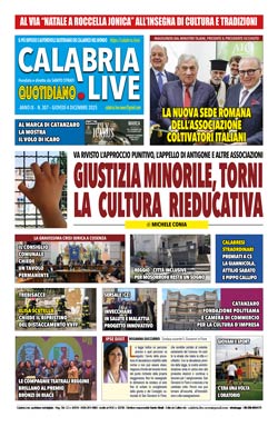 Calabria.Live quotidiano venerdì 5 dicembre 2025