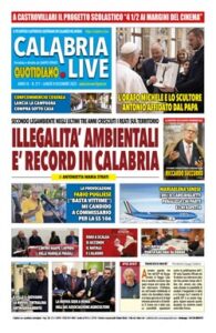 Calabria.Live quotidiano lunedì 8 dicembre 2025