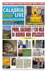 Calabria.Live quotidiano venerdì 12 dicembre 2025