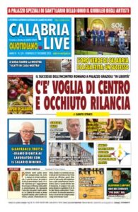 Calabria.Live quotidiano domenica 21 dicembre 2025