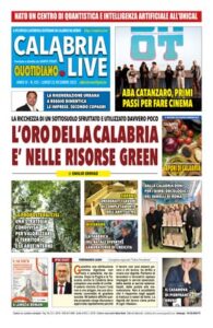 Calabria.Live quotidiano lunedì 22 dicembre 2025