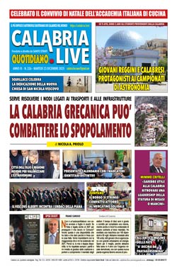Calabria.Live quotidiano martedì 23 dicembre 2025