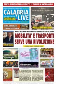 Calabria.Live quotidiano lunedì 29 dicembre 2025