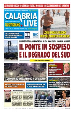 Calabria.Live quotidiano martedì 30 dicembre 2025