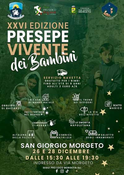 San Giorgio Morgeto il presepe dei bambini 2025